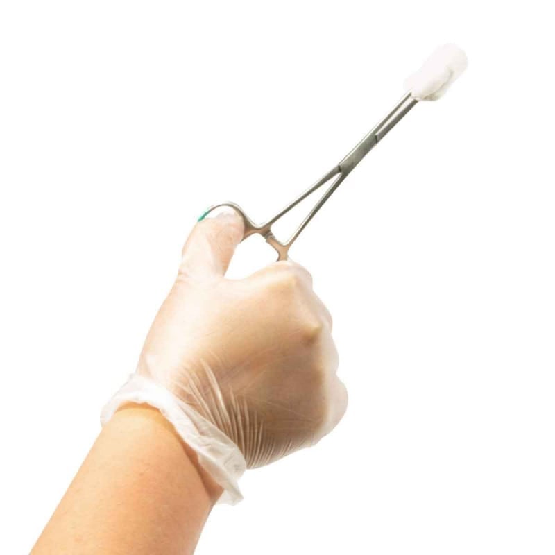 Vinyl-Handschuhe in klinischer Umgebung - Anwendung am Arbeitsplatz, hygienisch - Med-Praxisbedarf