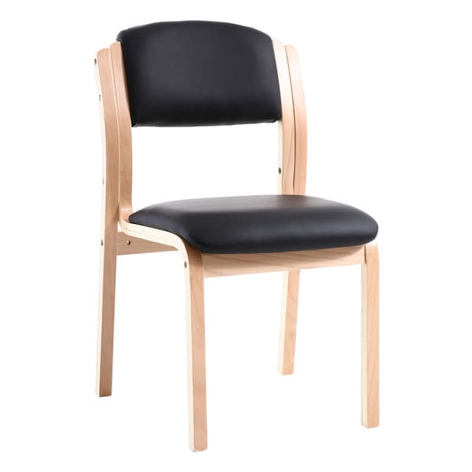 Wartezimmer-Stuhl Teqler - robuster Besucherstuhl, Höhe 82cm, Breite 48cm - Med-Praxisbedarf