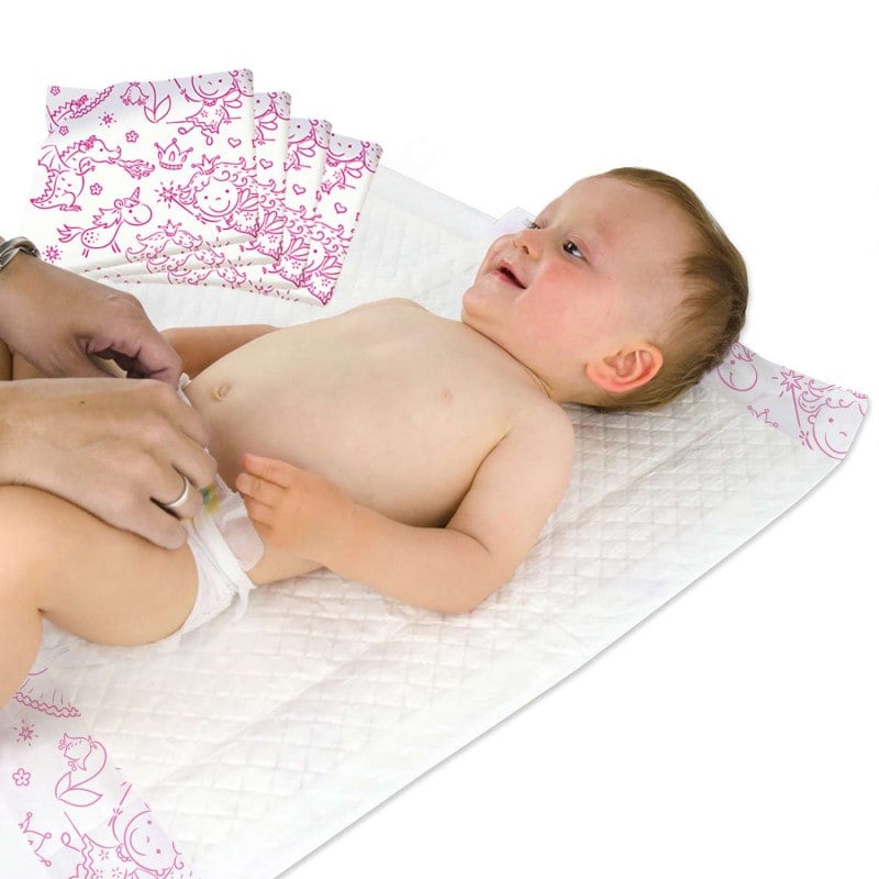 Wickelunterlage aus Vlies - saugstarke Oberseite für optimale Hygiene beim Wickeln - Med-Praxisbedarf