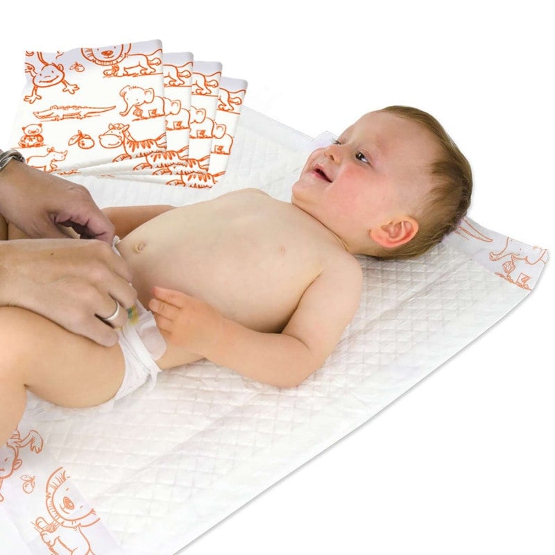 Packung Wickelunterlagen für Babys - saugfähige und weiche Einlagen von Teqler - Med-Praxisbedarf