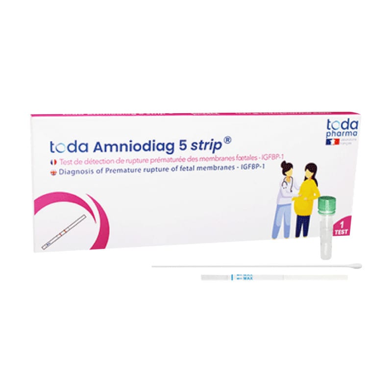 AMNIODIAG 5 Testkit von Toda Pharma - Erkennung fetaler Membranenflüssigkeit, gynäkologischer Schnelltest - Med-Praxisbedarf
