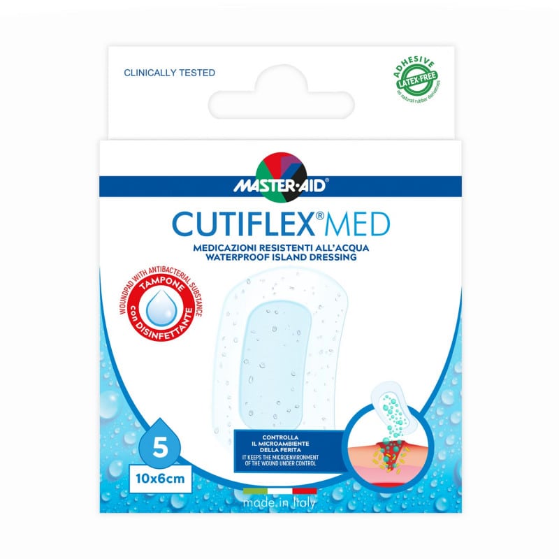 CUTIFLEX MED Duschpflaster Packung - mehrere Größen, haftend auch auf feuchter Haut - Med-Praxisbedarf