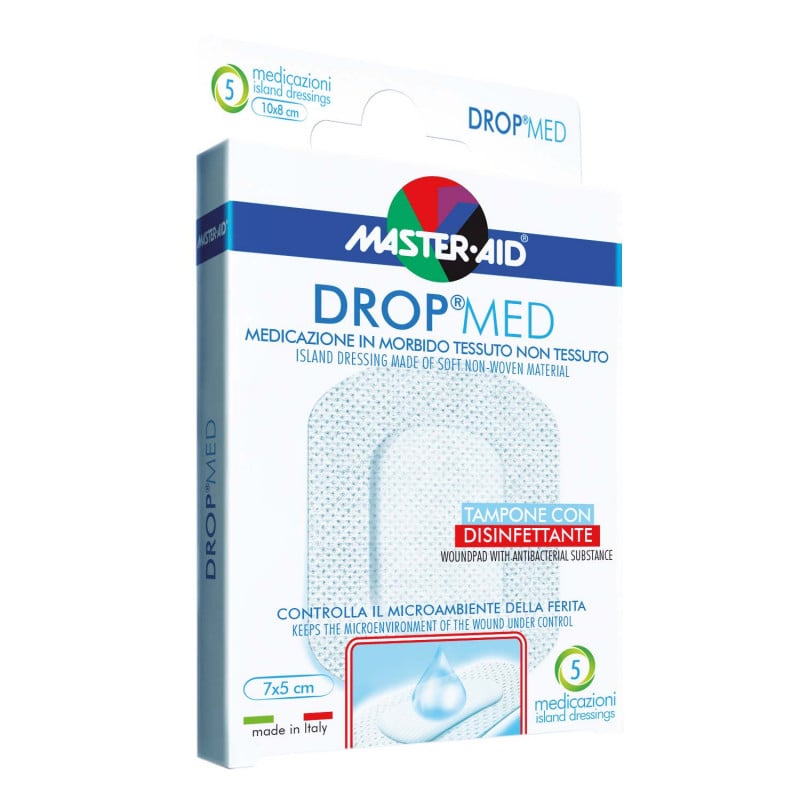 DROP® Wundverband für Platz- und Schnittwunden - sterile Versorgung, zuverlässiger Wundschutz - Med-Praxisbedarf