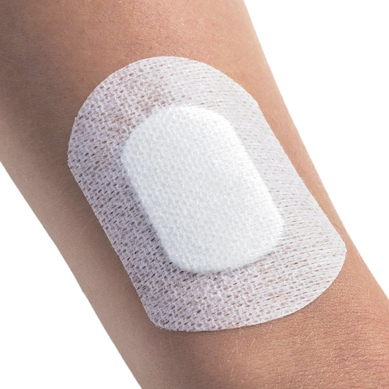 Drop med steriler Wundverband von Trusetal - Packung mit 50 Verbänden für Praxis und Pflege - Med-Praxisbedarf