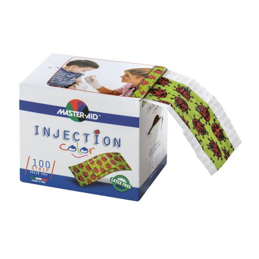 Kinder-Injektionspflaster INJECTION color bunt - für Impfung und Blutentnahme von Trusetal - Med-Praxisbedarf