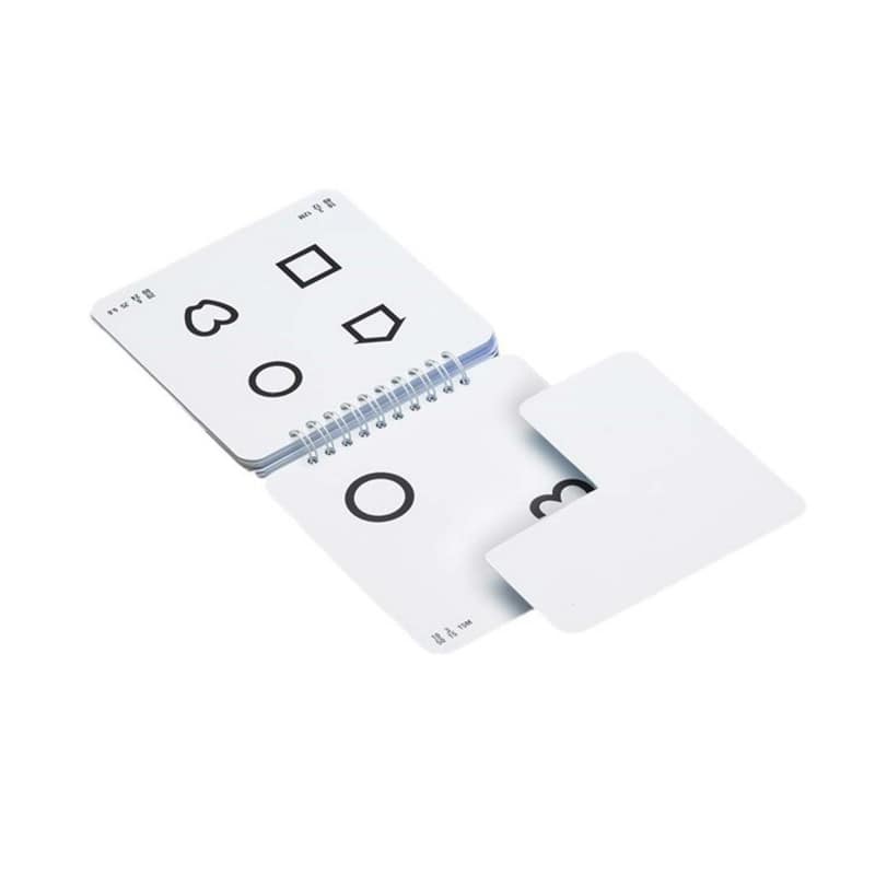 LEA™ Einzelringbuch-Symbole - zur Sehschärfenbestimmung, Visus 0.10 bis 2.50 - Med-Praxisbedarf