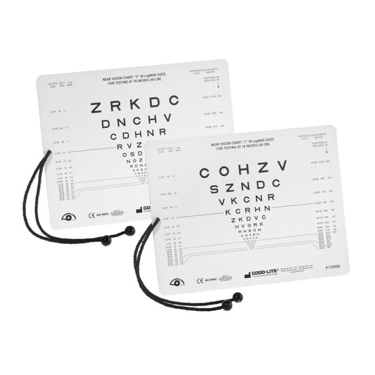 Nahtest Sloan Buchstaben Karte - für Sehtests mit Buchstaben, erste Variante - Med-Praxisbedarf