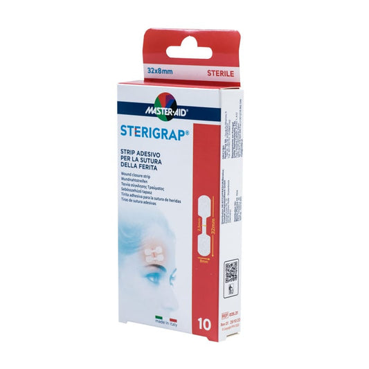 Sterigrap Wundnahtstreifen - sterile Wundversorgung, hautverträglich, für Klinik und Praxis - Med-Praxisbedarf