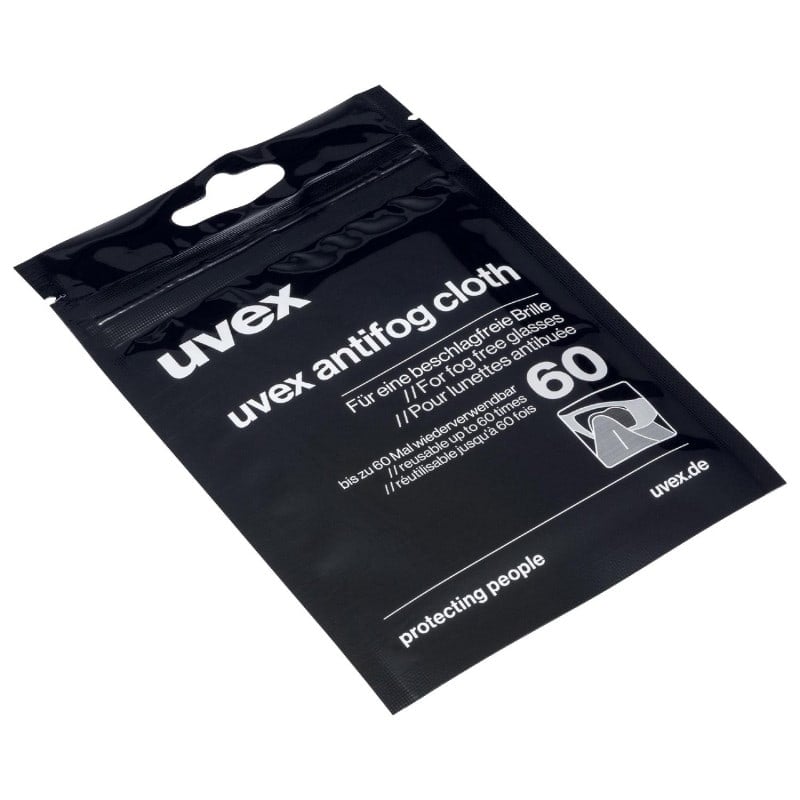 UVEX Anti-Fog Brillentücher - Reinigungstücher gegen Beschlagen von Brillen beim Maskentragen im medizinischen Bereich - M...