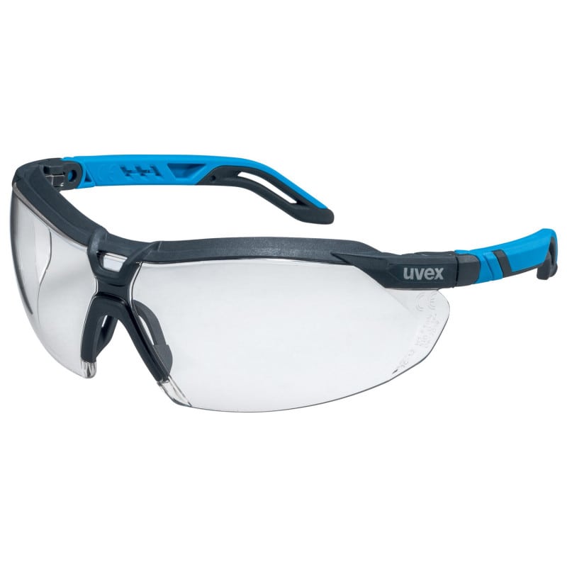 uvex i-5 Schutzbrille - medizinische Schutzbrille mit verstellbarem Bügel für individuellen Sitz - Med-Praxisbedarf