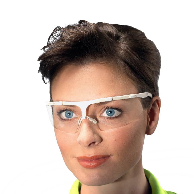 uvex super fit Schutzbrille transparent - dünne Scheibe, angenehmer Tragekomfort im medizinischen Einsatz - Med-Praxisbedarf
