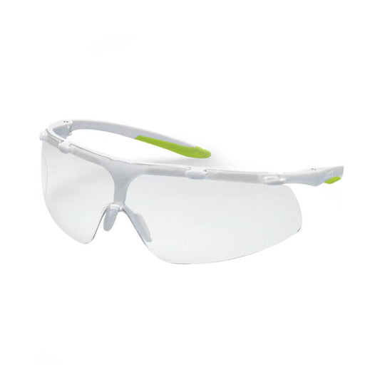 uvex super fit Schutzbrille schwarz - leichte Bügelbrille für OP, Labor und medizinische Bereiche - Med-Praxisbedarf