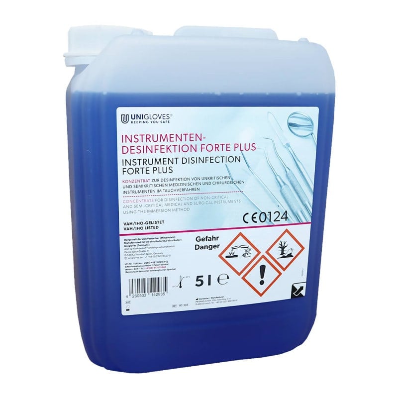 Instrumentendesinfektionsmittel Forte Plus im Gebinde - für Arztpraxen und Kliniken - Med-Praxisbedarf