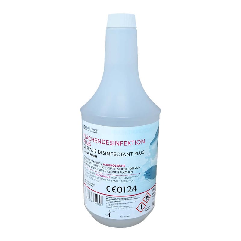 Unigloves Plus Flasche mit Sprühkopf - gebrauchsfertige Desinfektion für Oberflächen - Med-Praxisbedarf