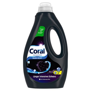 Coral Waschmittel Black Velvet - für dunkle und schwarze Berufskleidung - Med-Praxisbedarf