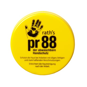 raths pr 88 Hautschutzcreme - professionelle Hautschutzlotion gegen ölige und fettige Substanzen - Med-Praxisbedarf
