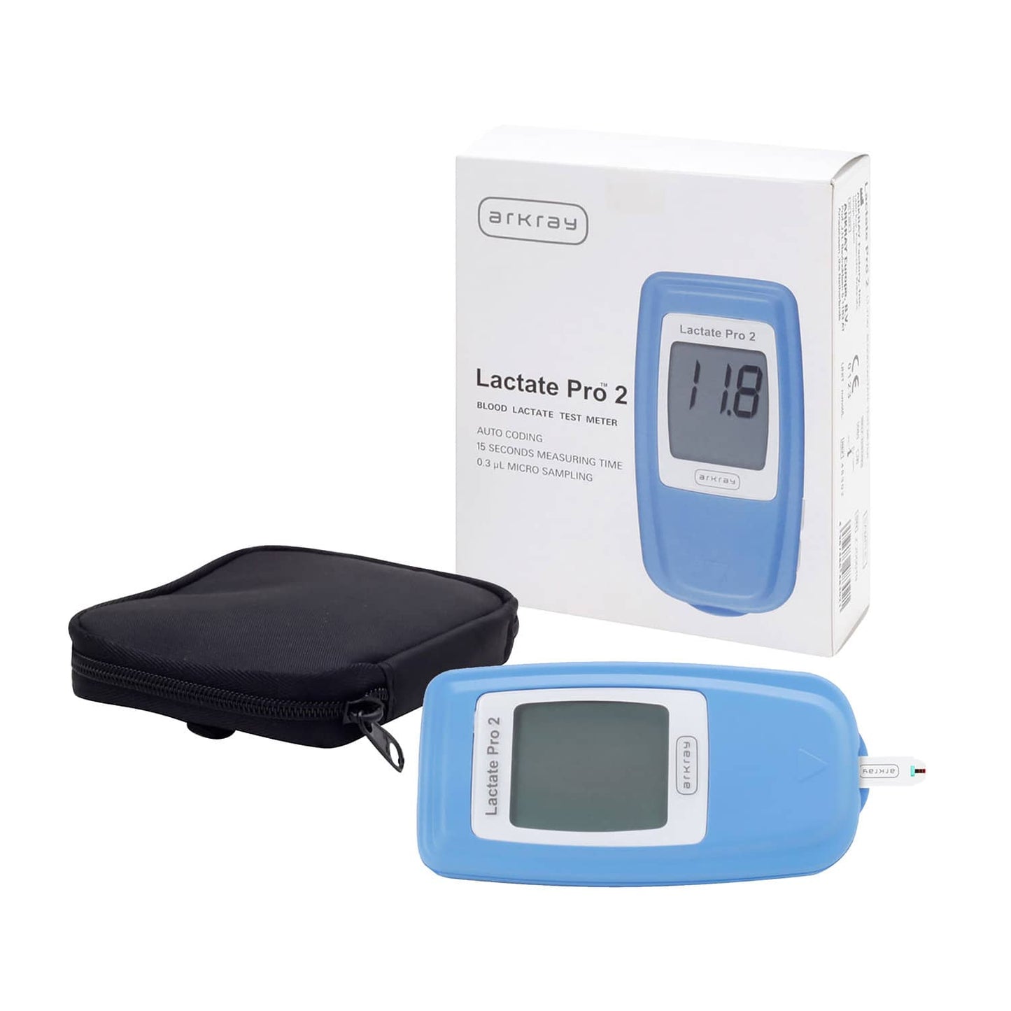 Lactate Pro 2 Laktat-Messgerät Display - Speicher für 330 Werte, Bedienung - Med-Praxisbedarf