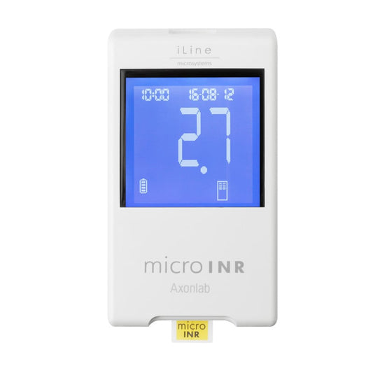 MicroINR Gerinnungsmessgerät von VIOS - kompaktes Analysegerät für Blutgerinnung, Messbereich 0.8-8.0 INR - Med-Praxisbedarf