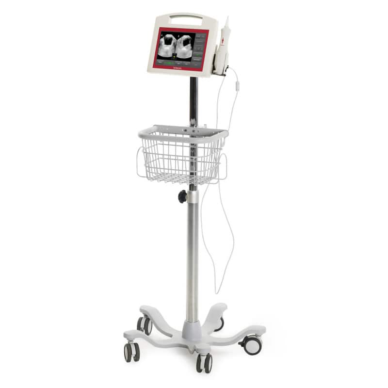 VitaScan PD Harnblasenscanner - Handheld-Scanner in der Anwendung - Med-Praxisbedarf