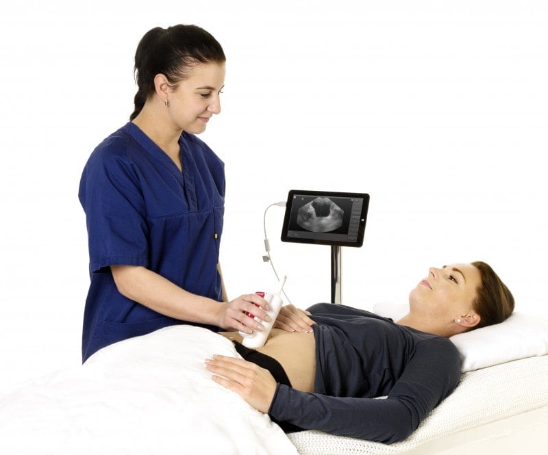 VitaScan v.2 Blasenscanner Gerätefront - Bedienfeld mit Display für Volumenmessung - Med-Praxisbedarf