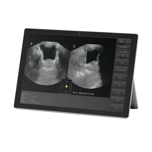 Vitascan LT Blasenscanner - kabelloser Schallkopf am Blasenscanner - Med-Praxisbedarf