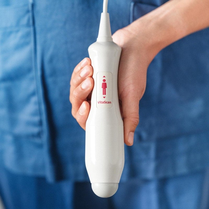 Vitascan eVue Blasenscanner - tragbares Gerät mit Display und Schallkopf - Med-Praxisbedarf
