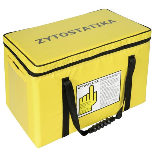 Zytostatika-Transporttasche Versapak - für Chemotherapeutika mit Warnaufdruck - Med-Praxisbedarf