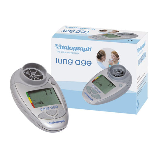 Lung Age Lungenmonitor von Vitalograph - misst FEV1-Wert und Lungenalter mit Normwertvergleich - Med-Praxisbedarf