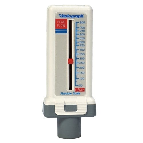 Peak Flow Meter Standard von Vitalograph - Messgerät für die maximale Ausatmungsgeschwindigkeit (PEF) - Med-Praxisbedarf