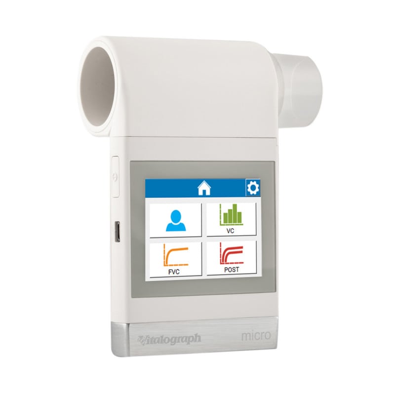 Vitalograph micro Spirometer - Einstiegsmodell für schnelle Spirometrie in der Arztpraxis - Med-Praxisbedarf