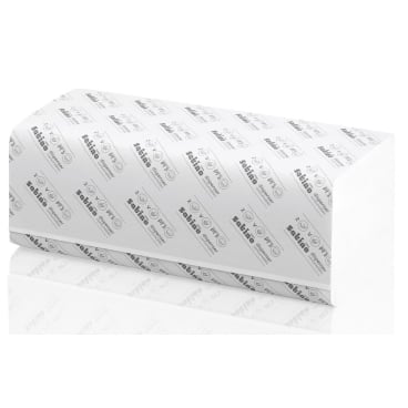 Papierhandtücher 25x23 cm 2-lagig - Unterstützt hygienische Händetrocknung, für Spender - Med-Praxisbedarf