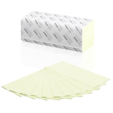 Papierhandtücher 25 x 23 cm 2-lagig - hygienische Handtrocknung, für handelsübliche Spender - Med-Praxisbedarf