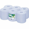 Satino Comfort Handtuchrollen, blau, 2-lagig, CF1-kompatibel