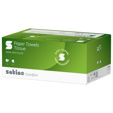 Satino Papierhandtücher comfort C-Falz, 25 x 32 cm, 2-lagig für medizinische Einrichtungen - Med-Praxisbedarf