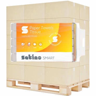V-Falz Papierhandtücher Satino smart - Größe 24x23 cm, für Klinik und Praxis - Med-Praxisbedarf