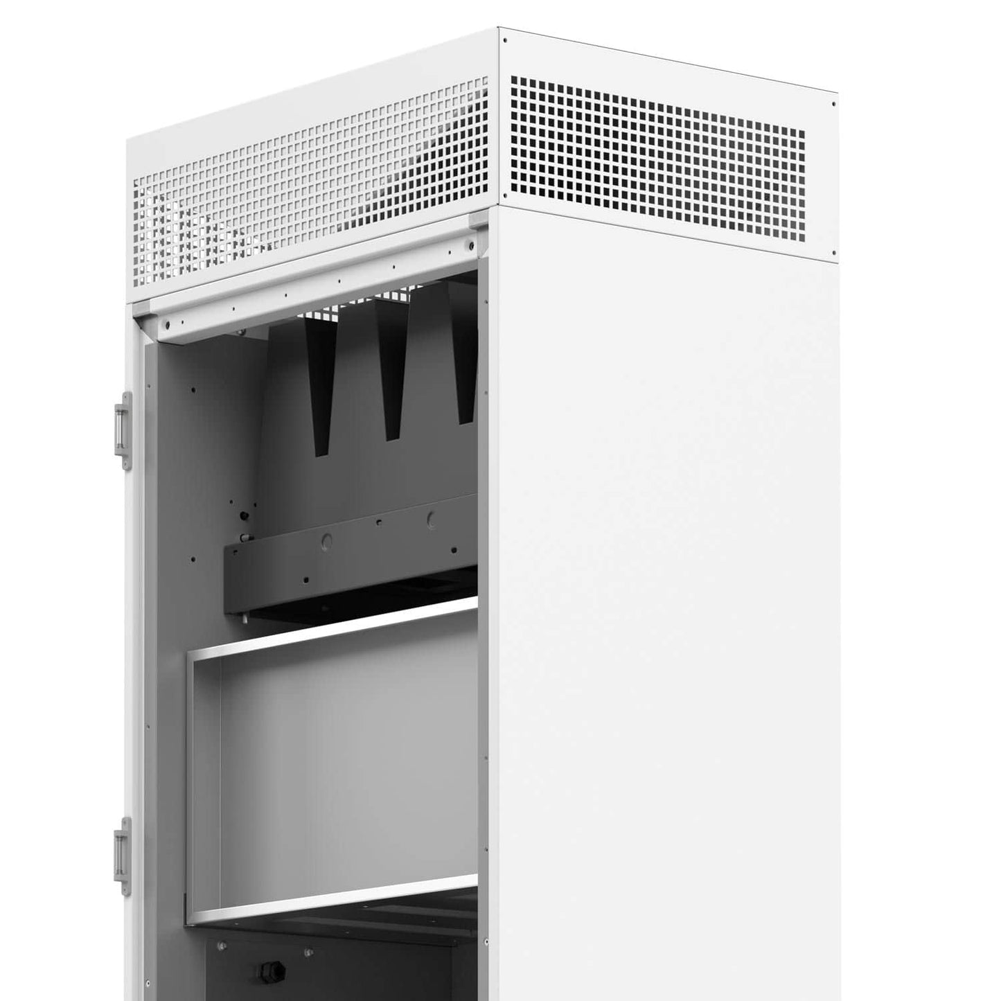 WOLF AirPurifier AP 1200 Luftreiniger - Seitenansicht mit Bedienpanel und Luftaustritt - Med-Praxisbedarf