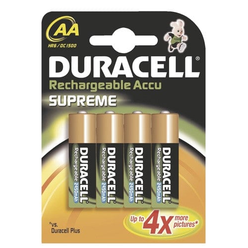 Mignonzelle AA Akku wiederaufladbar - 4er-Pack von Wallussi & Weimer - Med-Praxisbedarf