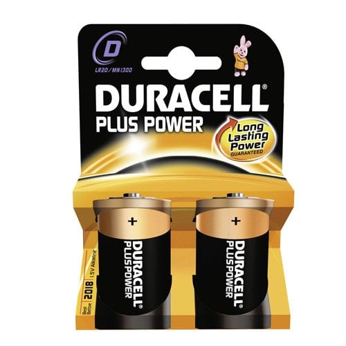 Duracell Monozelle (D) Einweg - Batterie für medizinische Geräte, Plus Power Technologie - Med-Praxisbedarf