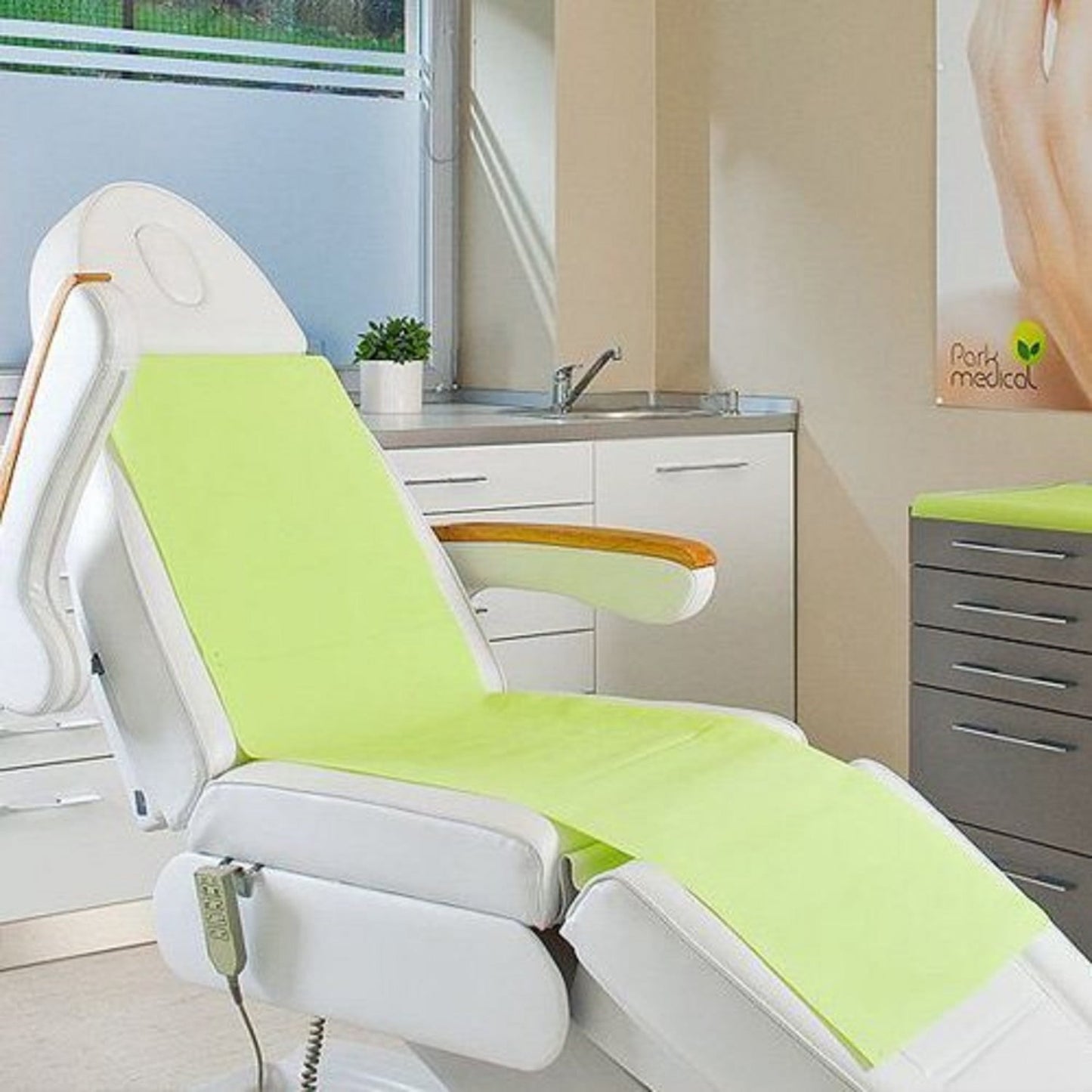 MedixPro Lite Rolle für Arztpraxis und Klinik - 50 Meter lange Ärzterollen, einfach abzureißen - Med-Praxisbedarf