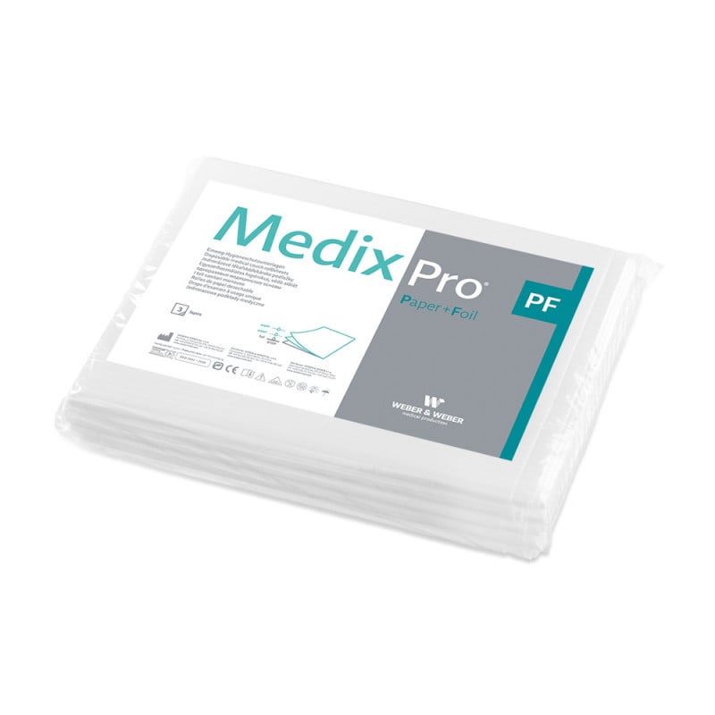 MedixPro Schutzauflagen für Untersuchungsliegen - schrankfertig gefaltet, Einweg-Hygienepapier - Med-Praxisbedarf