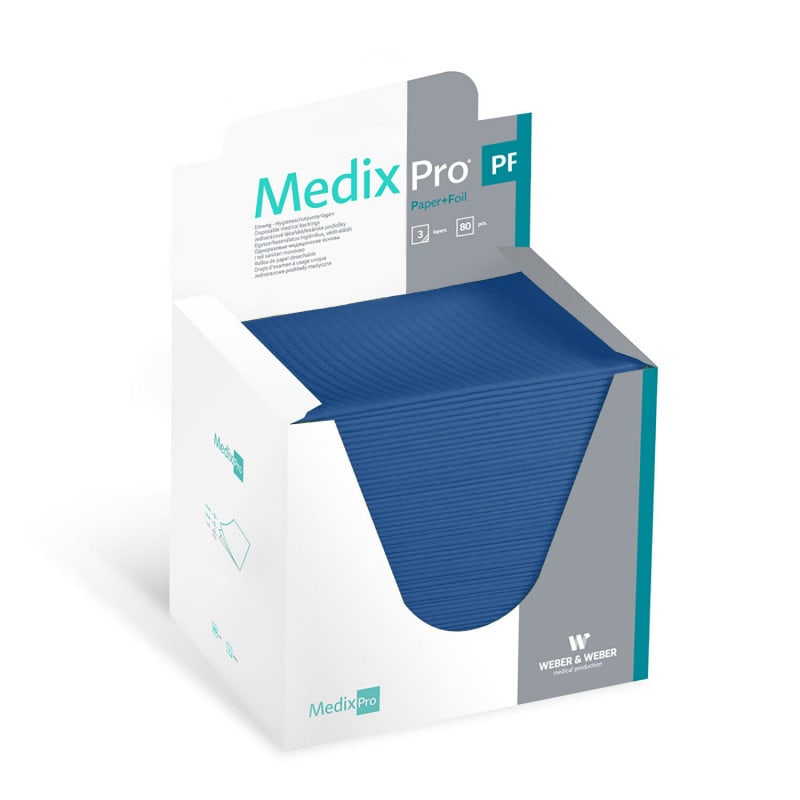 MedixPro Einweg-Schutzunterlagen Set - vielseitig in Praxis und Klinik - Med-Praxisbedarf