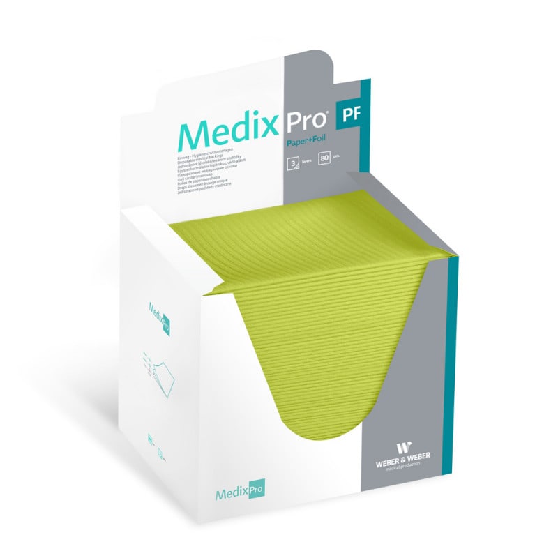 MedixPro Schutzunterlagen blau - wasserabweisende Schicht, mehrlagig - Med-Praxisbedarf