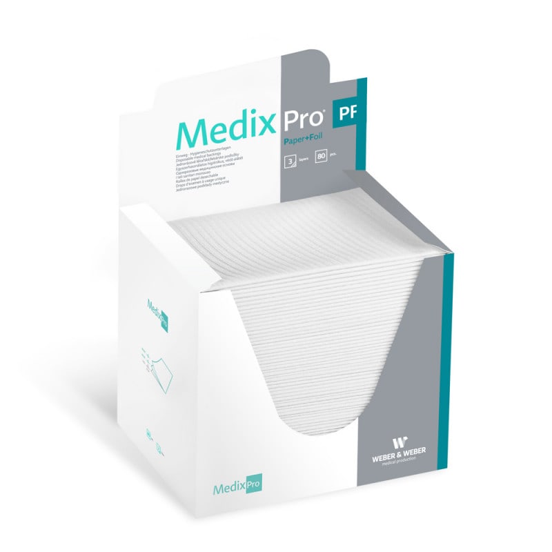 MedixPro Hygiene-Unterlagen Einweg - aus Vlies, für medizinische Bereiche - Med-Praxisbedarf