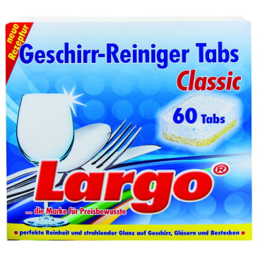LARGO Geschirr-Reiniger Tabs Classic - Für Spülmaschinen in Kliniken und Praxen - Med-Praxisbedarf