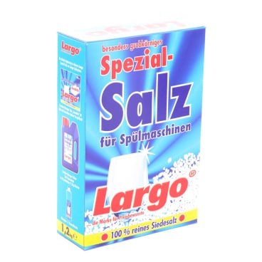 Largo Spezial-Salz für Geschirrspülmaschinen - voll lösliches Siedesalz für den professionellen Einsatz - Med-Praxisbedarf