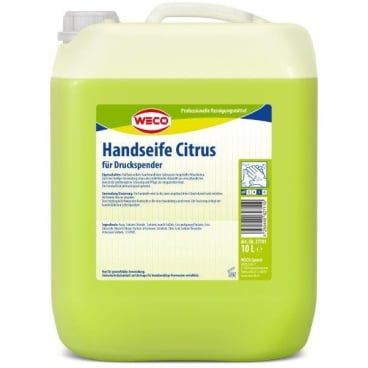 WECO Handseife Citrus - milde Cremeseife für häufiges Händewaschen in Praxen - Med-Praxisbedarf
