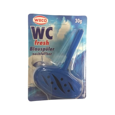 WECO WC Stein fresh Blauspüler nachfüllbar - mit Ozean-Duft für extra Frische - Med-Praxisbedarf