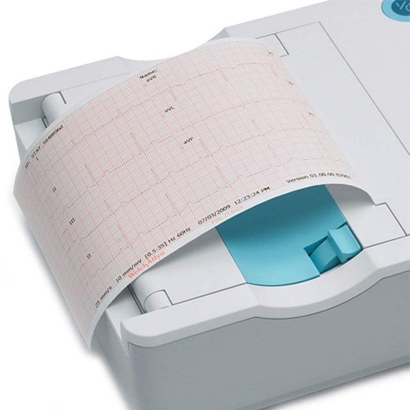 CP 50 EKG-Papier Rolle - speziell für Welch Allyn EKG-Gerät, 114 mm breit - Med-Praxisbedarf