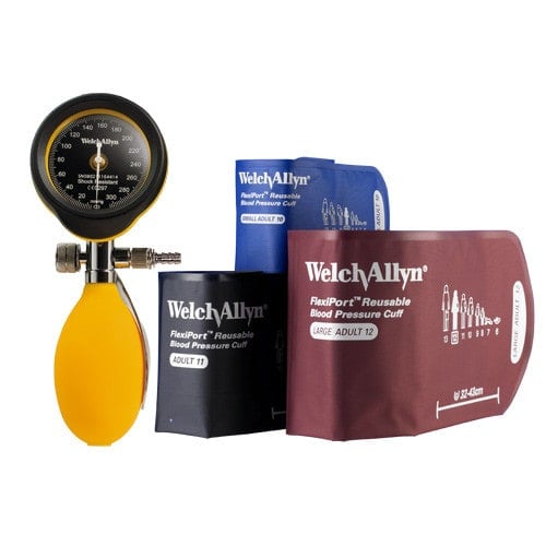 DuraShock Blutdruckmessgerät Erwachsene - robustes Aneroid-Messgerät für Praxis und Klinik - Med-Praxisbedarf