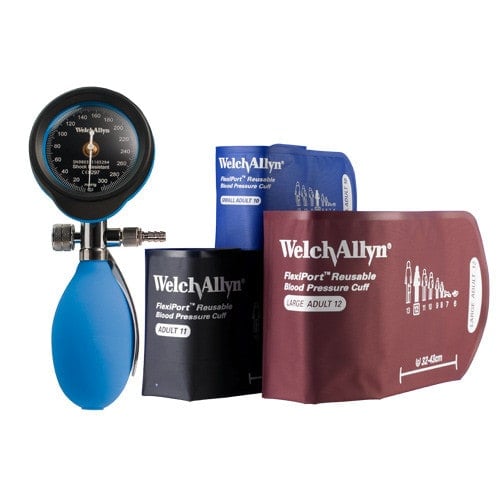 DuraShock Blutdruckmessgerät-Set für Erwachsene - manuelles Set mit Manometer und Manschette - Med-Praxisbedarf